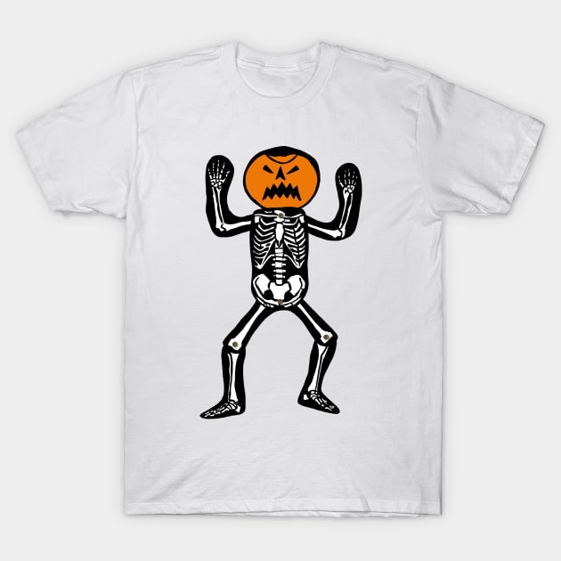 jointed skeleton beistle T-Shirt by Vintage Halloween Store